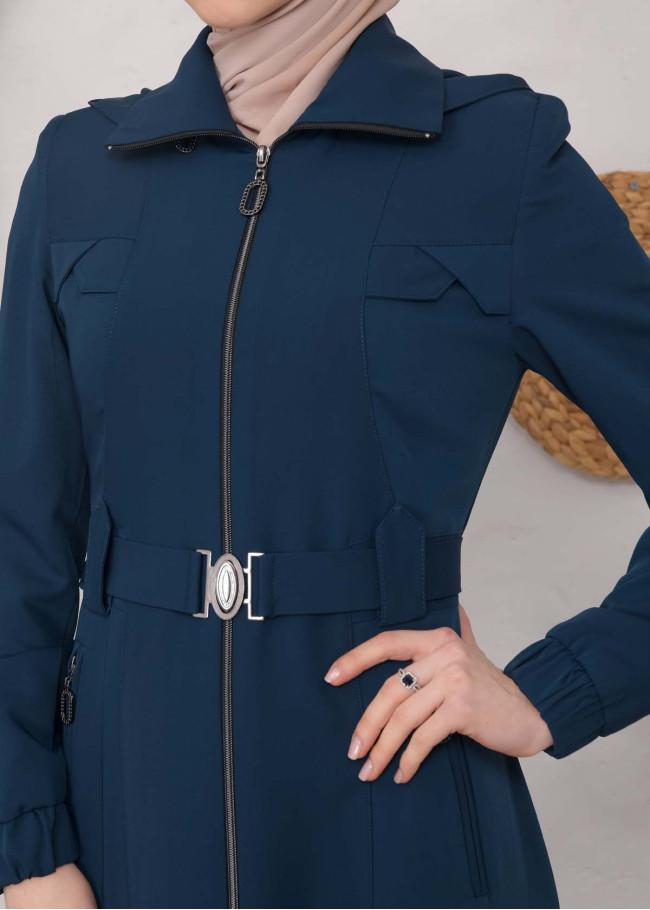 Modest Prada Topcoat 1222 Turkuaz