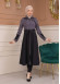 Modest Tow Colored Linen Trench Coat 1223 - Anthracite
