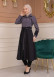 Modest Tow Colored Linen Trench Coat 1223 - Anthracite