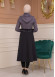 Modest Tow Colored Linen Trench Coat 1223 - Anthracite