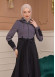 Modest Tow Colored Linen Trench Coat 1223 - Anthracite