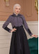 Modest Tow Colored Linen Trench Coat 1223 - Anthracite