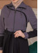 Modest Tow Colored Linen Trench Coat 1223 - Anthracite
