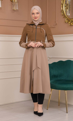 ترانشكوت كتان لونين 1223 - ترابي