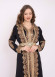 Women kaftan Vikor two-piece 4102 Siyah