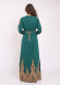قفطان نسائي ملكي قطعتين 4102 Yeşil