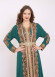 قفطان نسائي ملكي قطعتين 4102 Yeşil