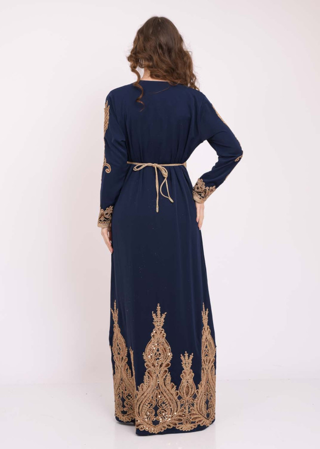 Women kaftan Vikor two-piece 4102 Lacivert