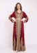 قفطان نسائي ملكي قطعتين 4102 Bordo