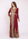 قفطان نسائي ملكي قطعتين 4102 Bordo