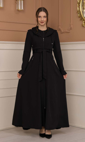 Modest Women Prada Topcoat 1225 - black