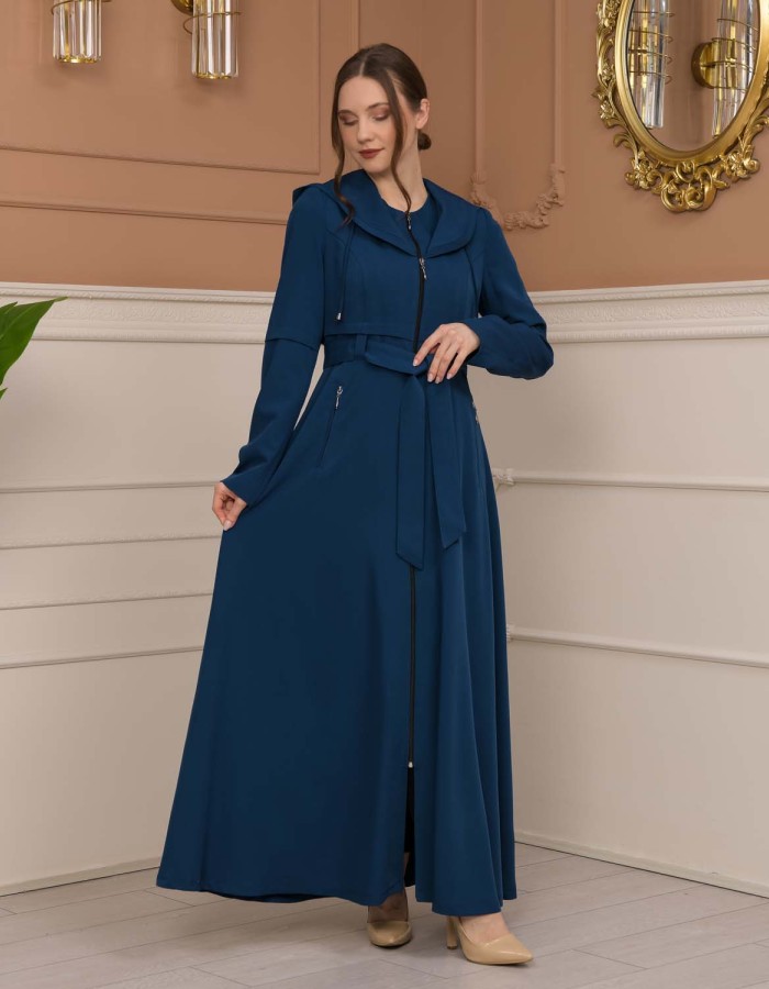 Modest Women Prada Topcoat 1225 - turquoise