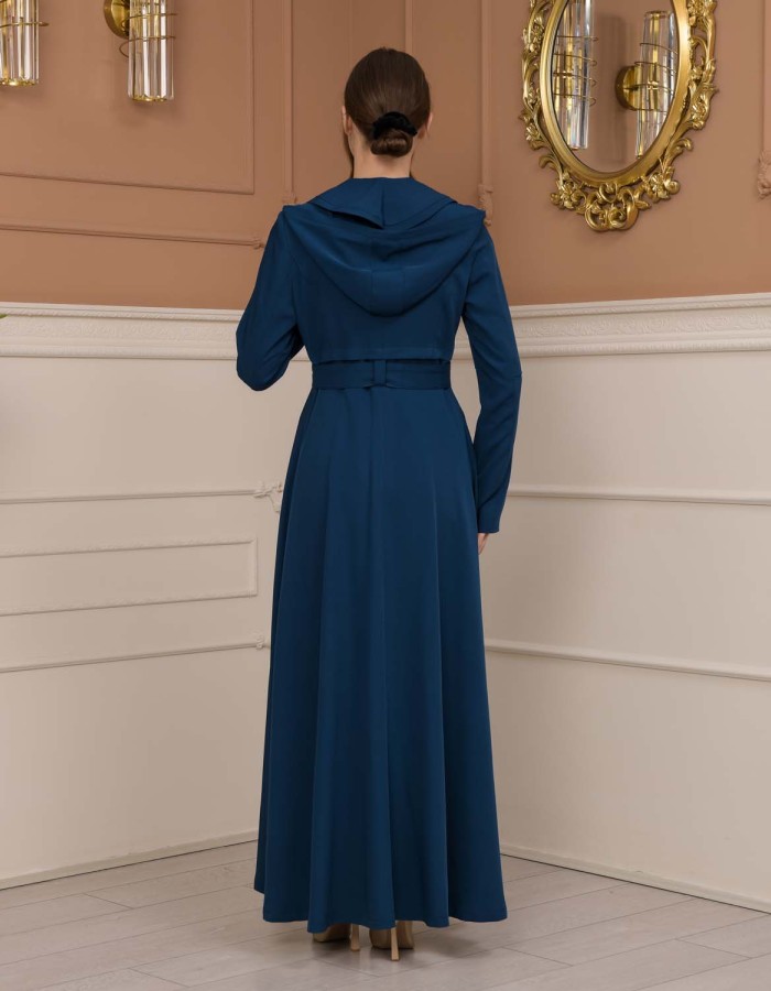 Modest Women Prada Topcoat 1225 - turquoise