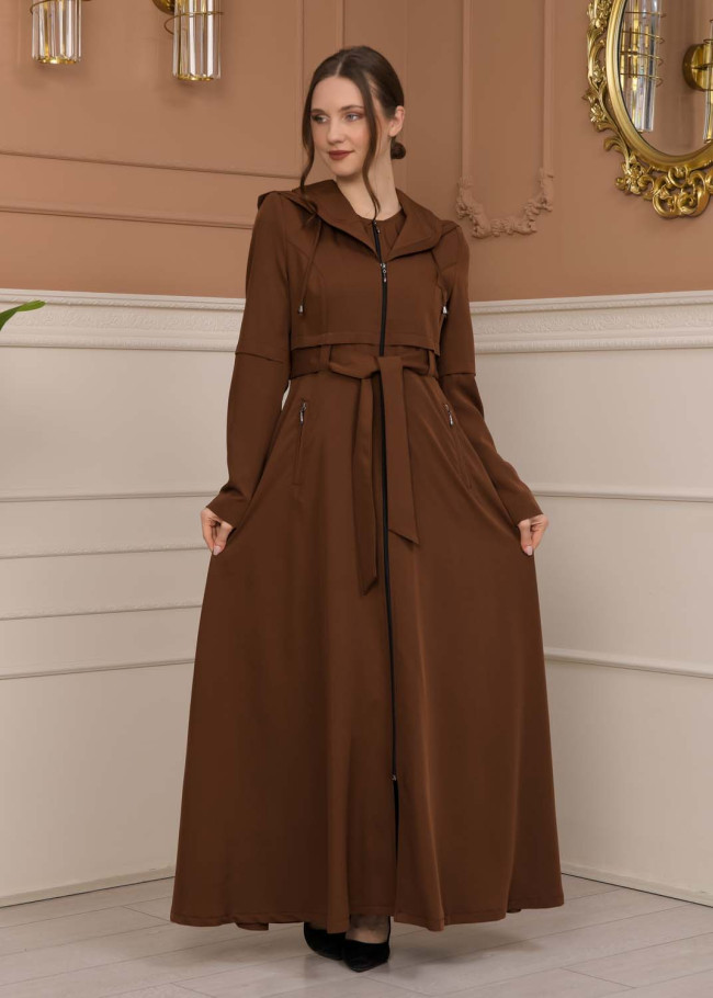 Modest Women Prada Topcoat 1225 - tan