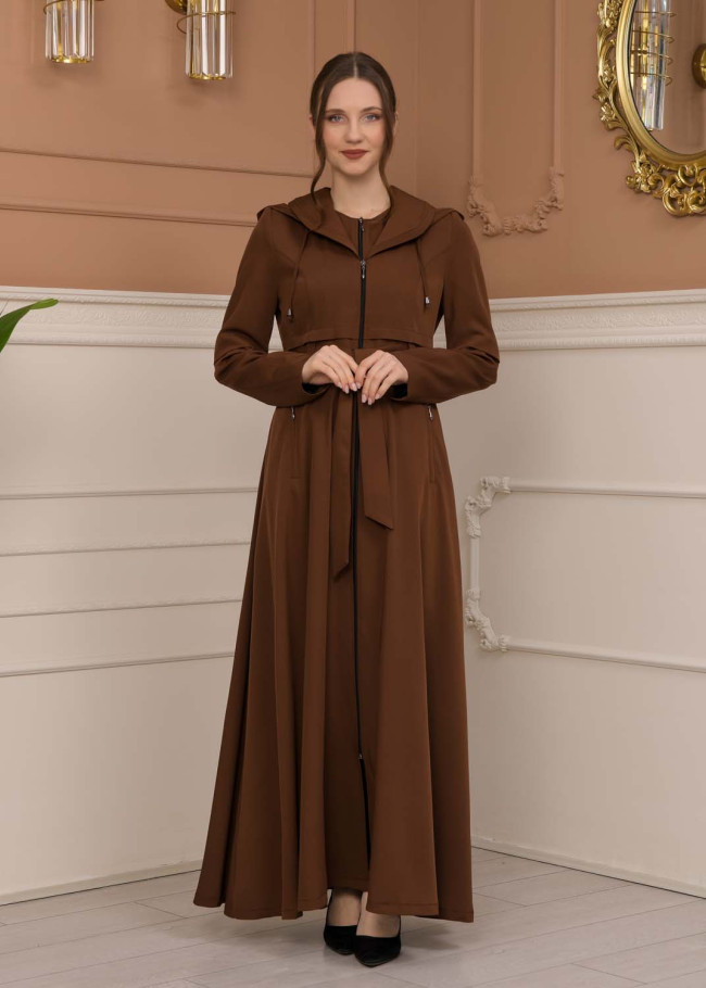 Modest Women Prada Topcoat 1225 - tan