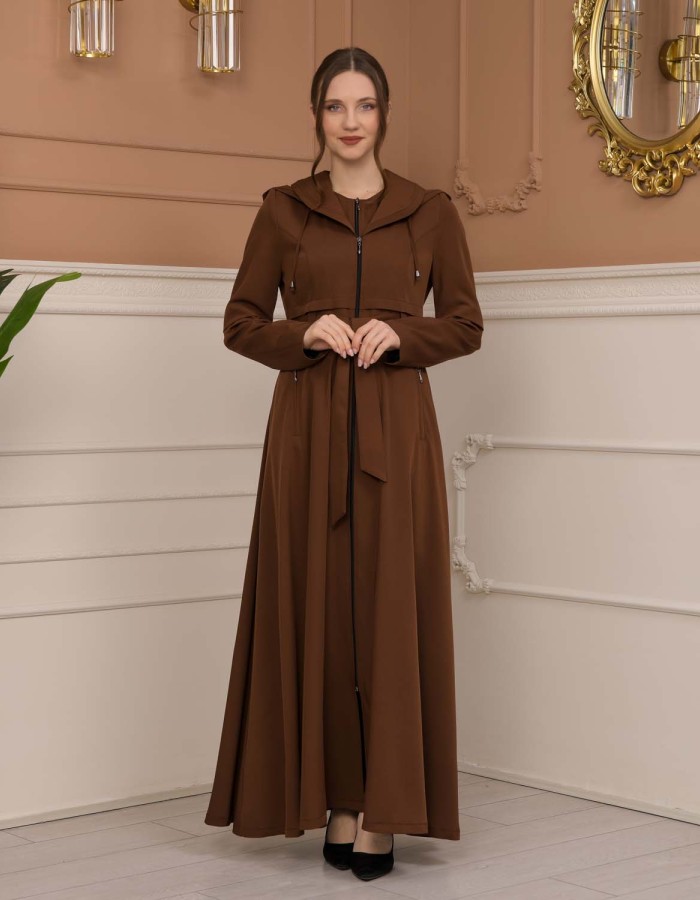 Modest Women Prada Topcoat 1225 - tan