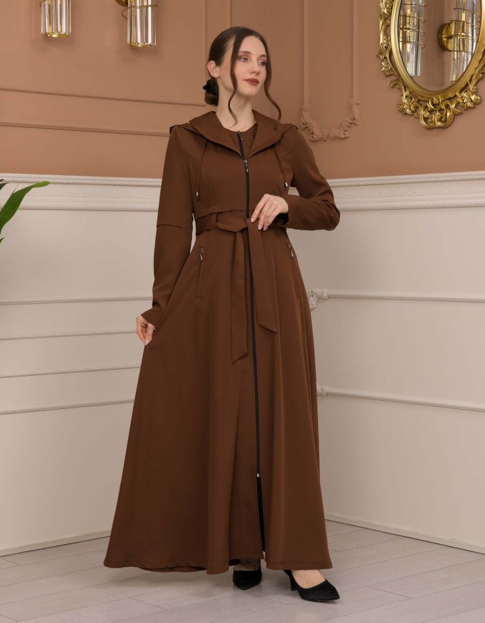 Modest Women Prada Topcoat 1225 - tan