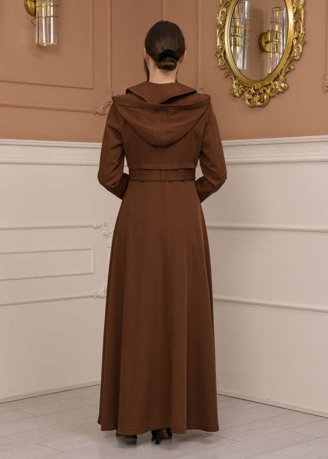 Modest Women Prada Topcoat 1225 - tan