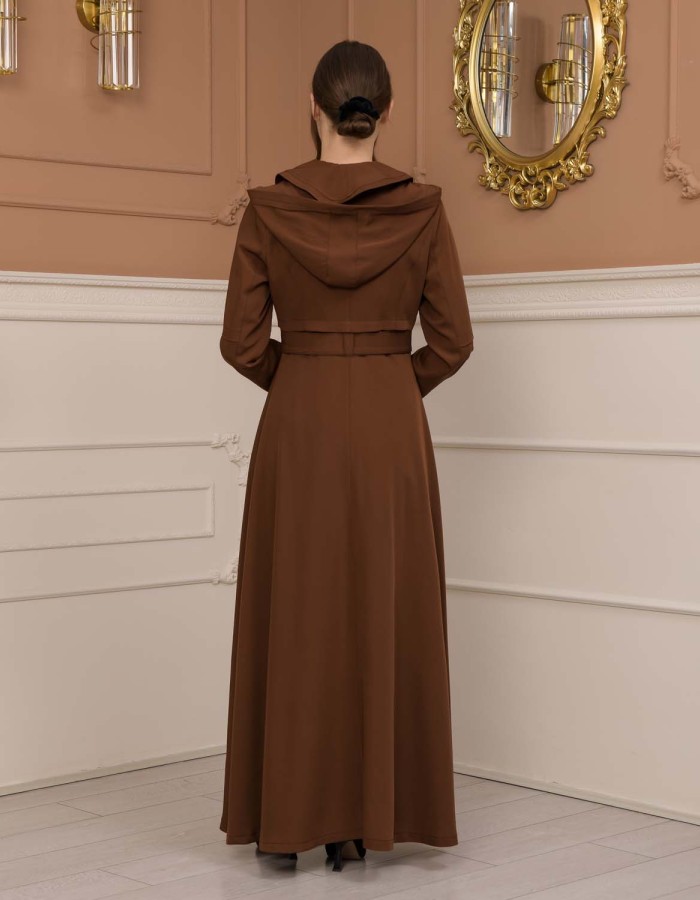 Modest Women Prada Topcoat 1225 - tan