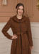 Modest Women Prada Topcoat 1225 - tan