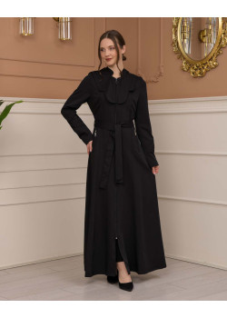 مانطو برادا ياقة ملكية 1226 - اسود