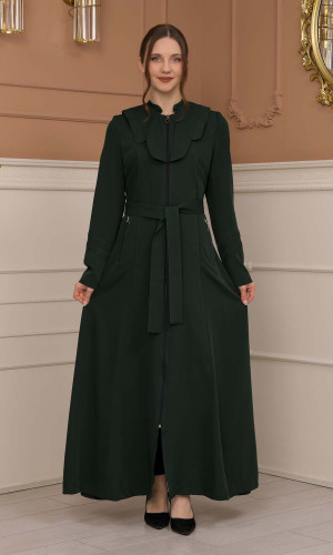 Modest Women Prada Topcoat 1226 - khaki