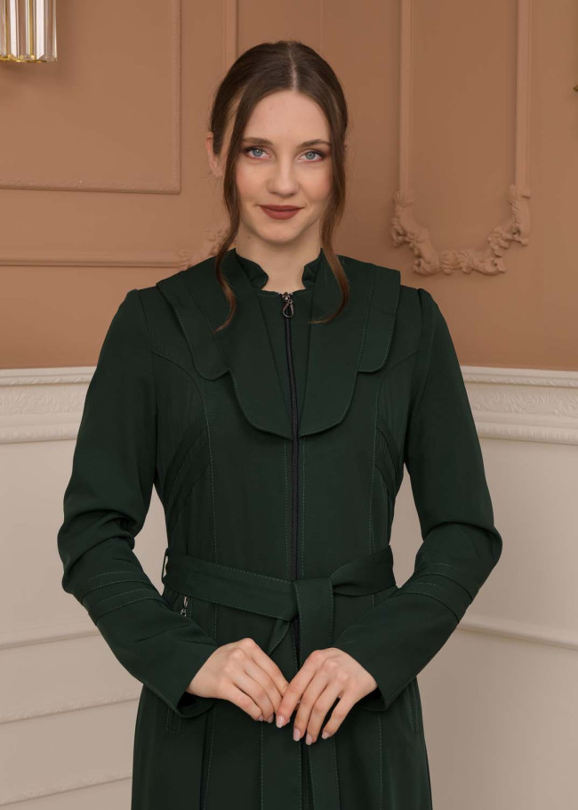 Modest Women Prada Topcoat 1226 - Khaki
