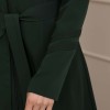 مانطو برادا ياقة ملكية 1226 - الكاكي
