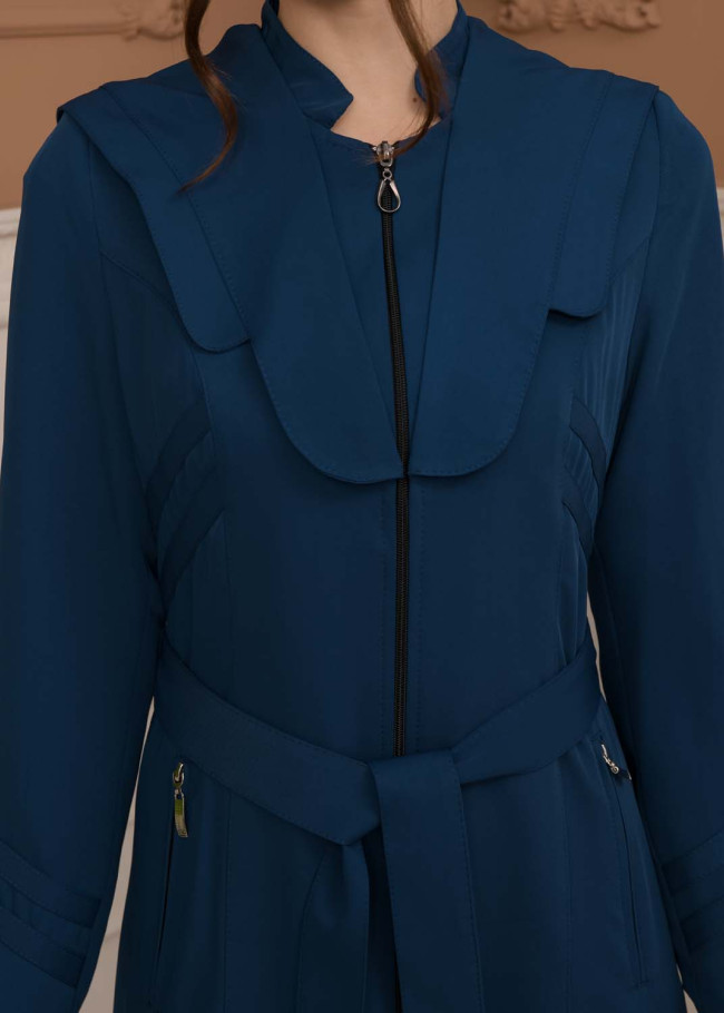 Modest Women Prada Topcoat 1226 - Turquoise