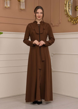 مانطو برادا ياقة ملكية 1226 - ترابي