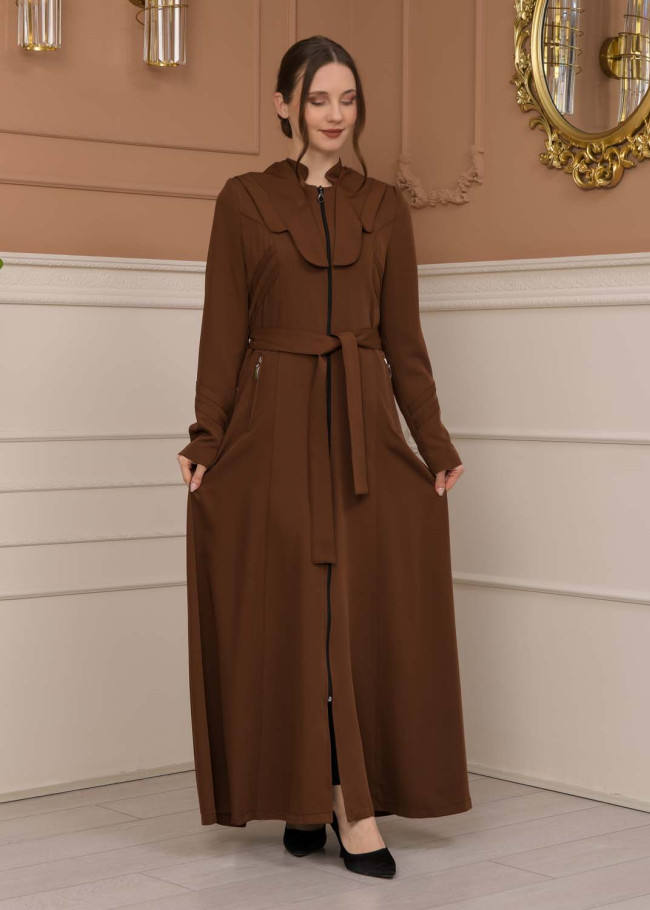 Modest Women Prada Topcoat 1226 - tan