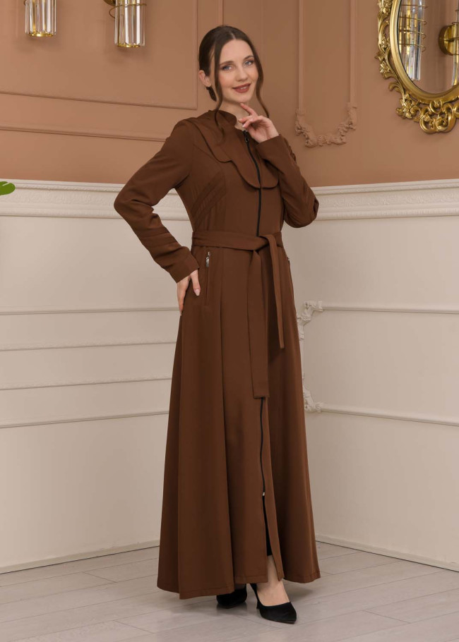 Modest Women Prada Topcoat 1226 - tan