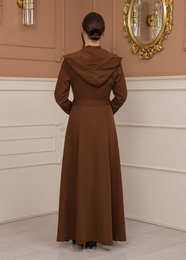 Modest Women Prada Topcoat 1226 - tan