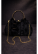Stylish Handbag with Long Metal Chain 989 - black