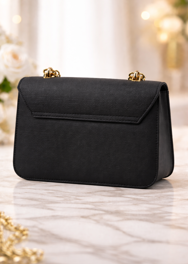 991 حقيبة سلسلة  - اسود