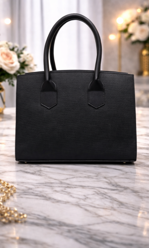 حقيبة كروس بادي جلدية بتصميم عملي 992 - اسود