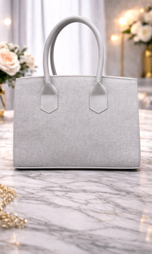 Practical Leather Crossbody Bag with Long Strap 992 - gray