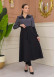 Hooded Belted Hijab Parachute Topcoat 1229 - Anthracite