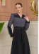 Hooded Belted Hijab Parachute Topcoat 1229 - Anthracite