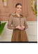 Hooded Belted Hijab Parachute Topcoat 1229 - Beige