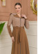 Hooded Belted Hijab Parachute Topcoat 1229 - Beige