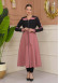 Hooded Belted Hijab Parachute Topcoat 1229 - Black