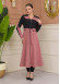 Hooded Belted Hijab Parachute Topcoat 1229 - Black