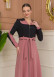 Hooded Belted Hijab Parachute Topcoat 1229 - Black