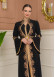 Gold-embroidered kaftan Abiye4110 - black