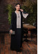 FARSAN KUMAŞLI ELMAS TAŞLI ABAYA FERACE 693 - Ekru