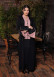 FARSAN KUMAŞLI ELMAS TAŞLI ABAYA FERACE 693 - Pembe