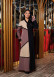 Modest Two-Tone Farsan Abaya 691 - lilac