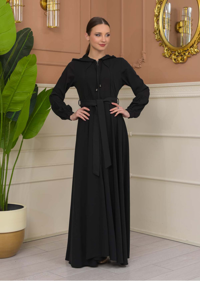 عباية برادا كلوش 687 - اسود