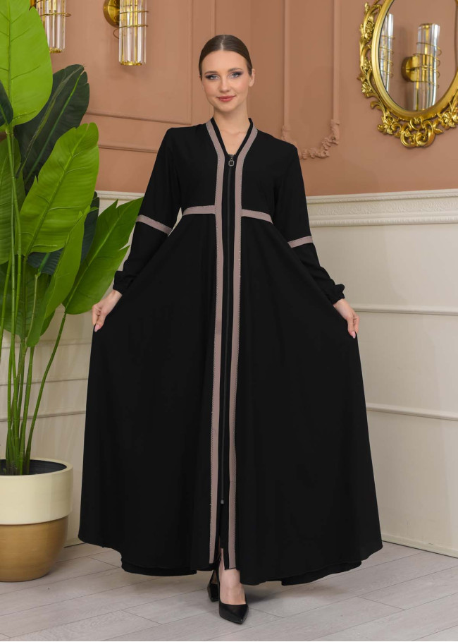 Modest Rose Risa Abaya 688 - beige